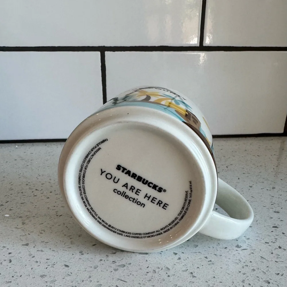 Starbucks You Are Here Orange County CA 14oz Ceramic Coffee Mug EUC - Picture 5 of 5